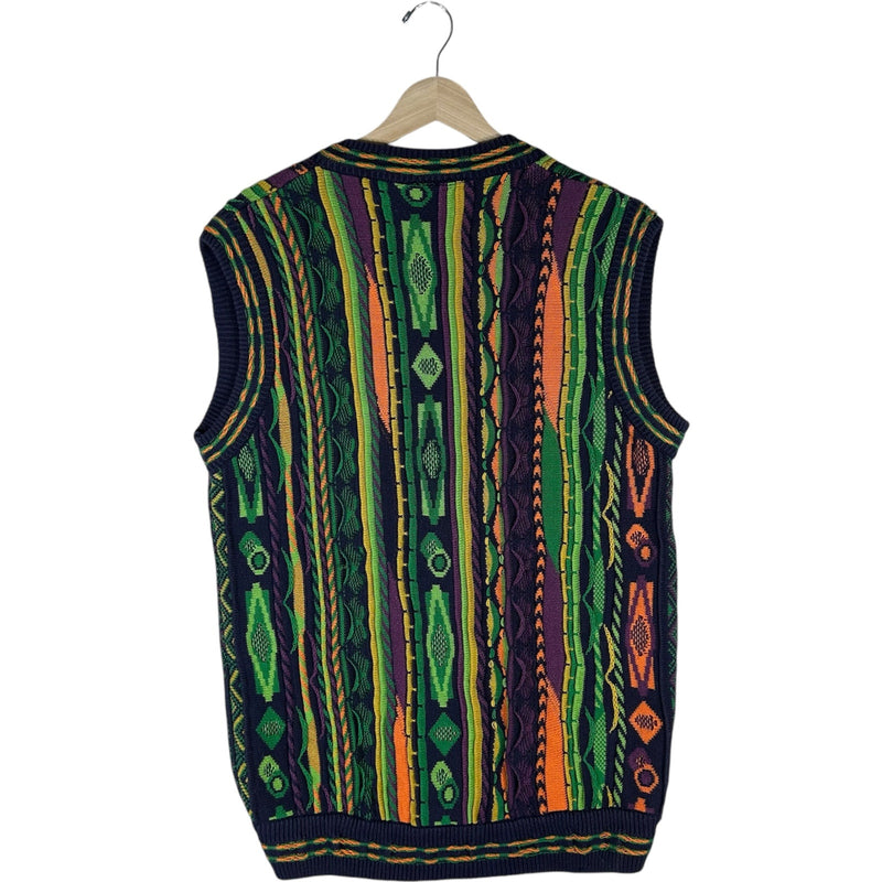 Vintage Coogi Wool 3D Knit Sweater Vest