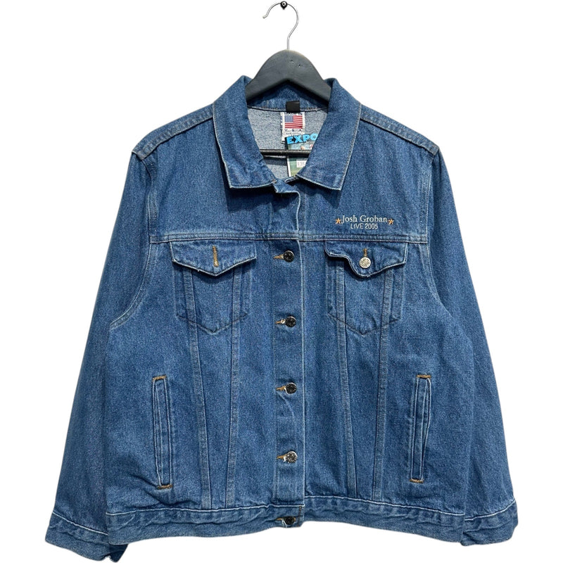 Vintage Women's Josh Groban Music Denim Jacket