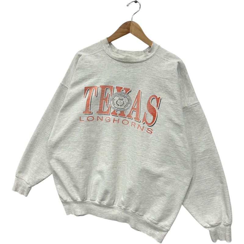 Vintage University Of Texas Longhorns Spellout Crewneck 90s