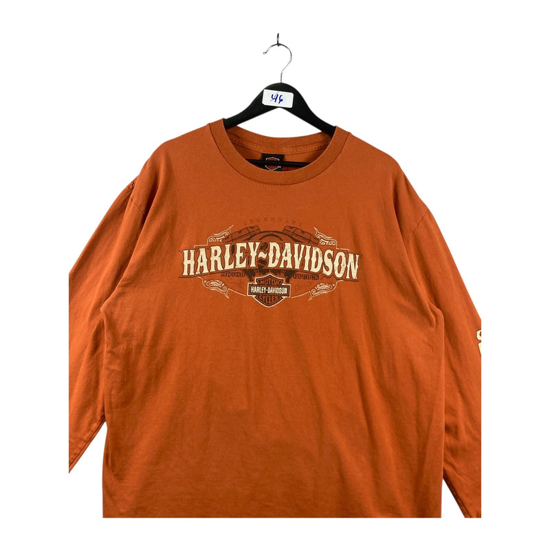 Vintage Harley Davidson Gruene Texas Long Sleeve T-Shirt