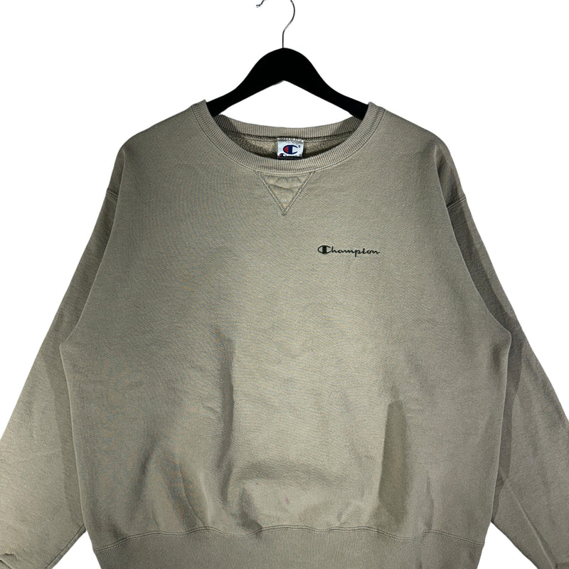 Vintage Champion Spellout Logo Crewneck