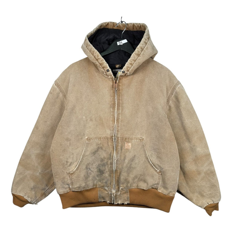 Vintage Carhartt Canvas Hooded Work Jacket