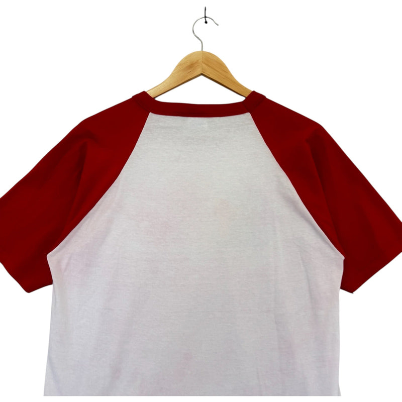 Vintage Disney World Epcot Center Logo Souvenir Raglan Tee