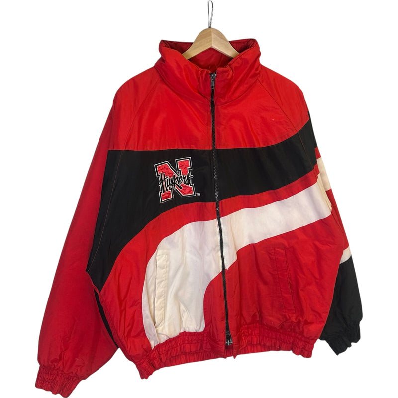 Vintage University of Nebraska Huskers Puffer Jacket