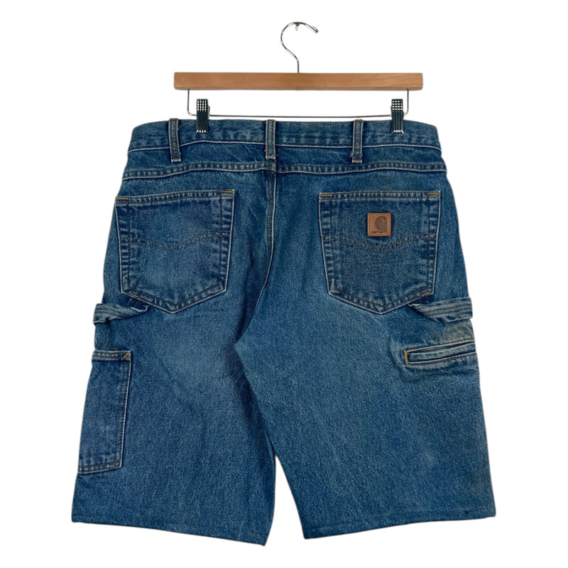 Vintage Carhartt Denim Carpenter Shorts 34
