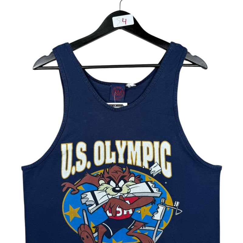 Vintage Looney Tunes Taz USA Olympic Tank Top