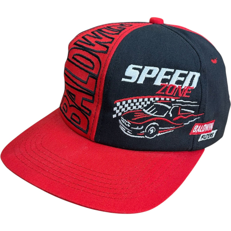 Vintage Baldwin Filters "Speed Zone" Racing Snapback Hat