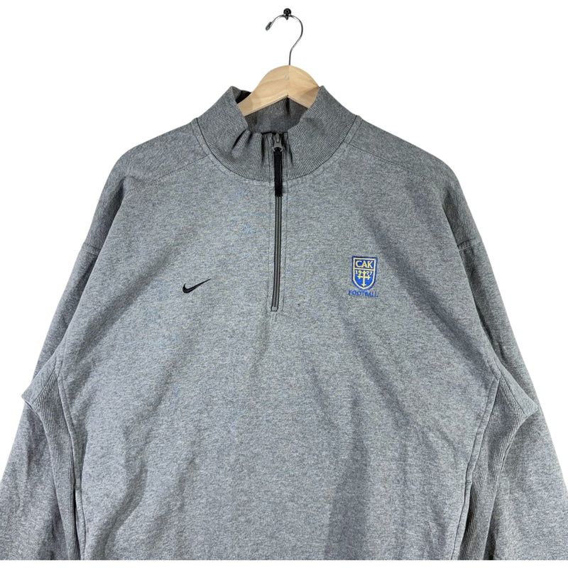 Vintage Nike Christian Academy Of Knoxville Football 1/4 Zip Sweater