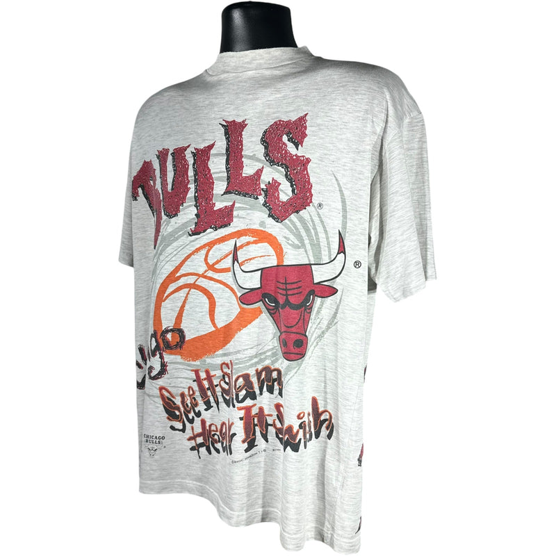 Vintage Chicago Bulls Magic Johnson T's AOP Tee