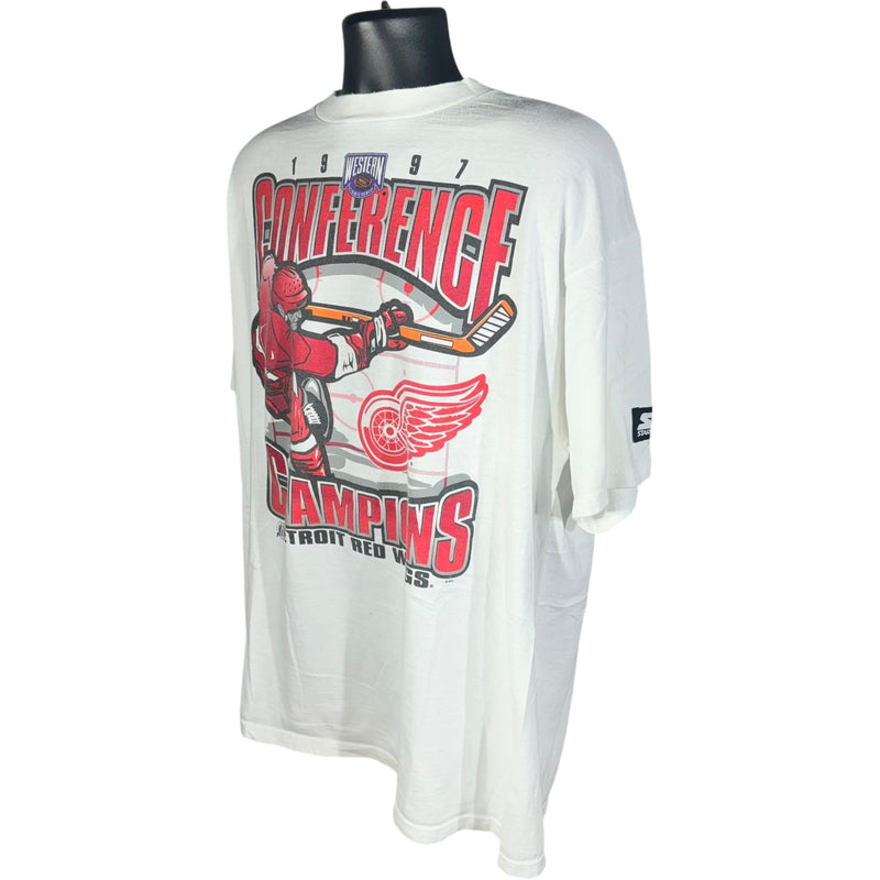 Vintage Starter Detroit Red Wings Conference Champions Tee