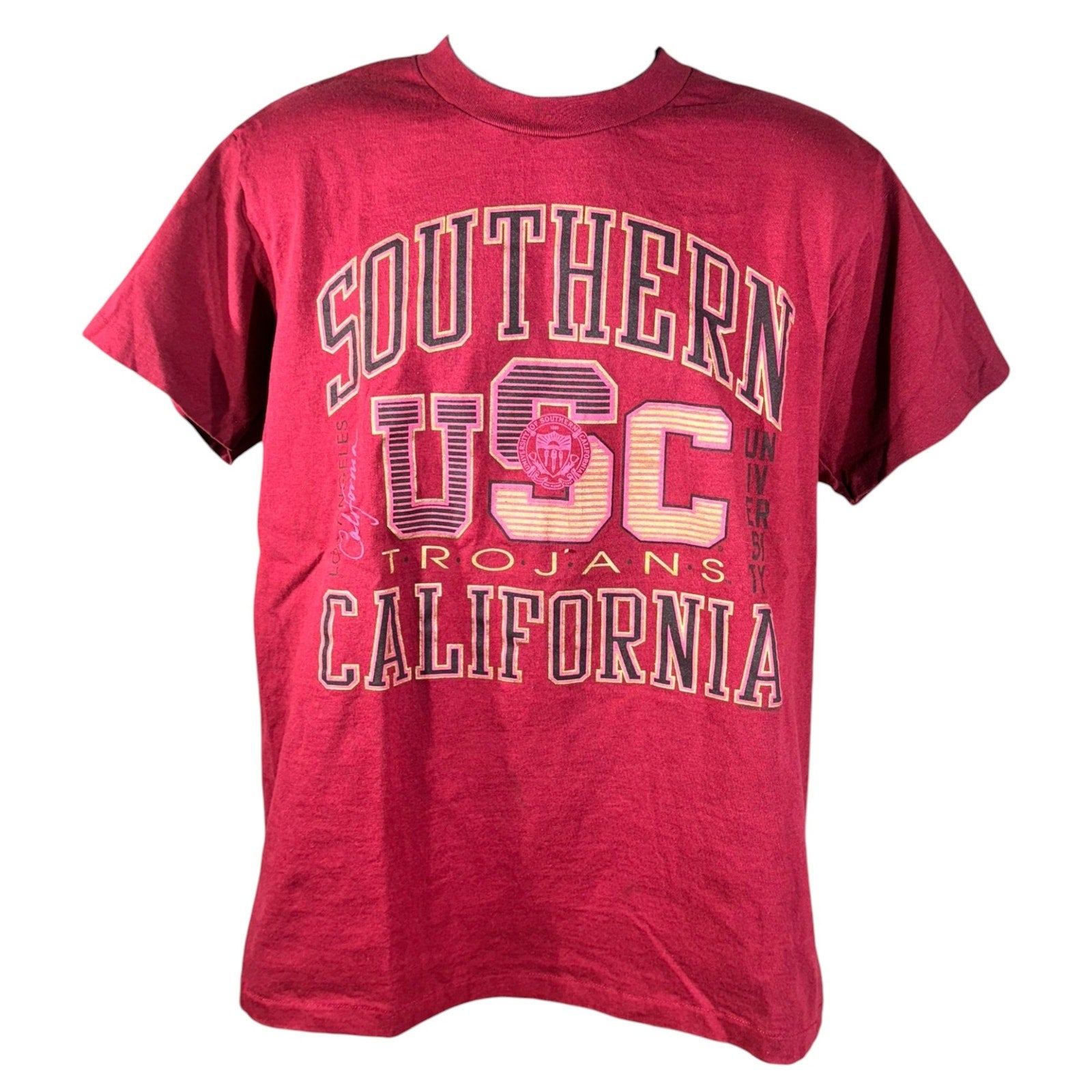 Vintage University Of South California Trojans Spellout Tee