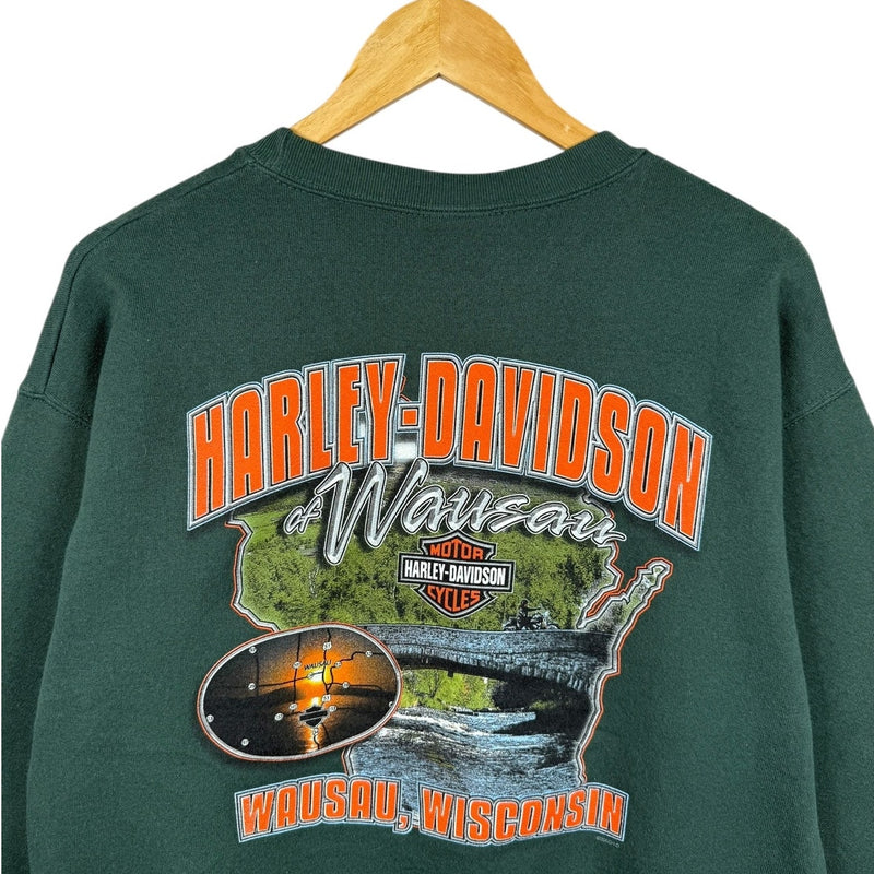Vintage Harley Davidson Wausau Wisconsin Crewneck