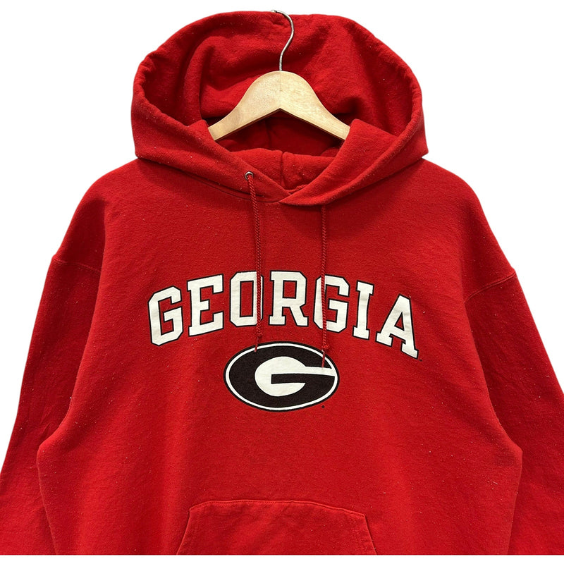 Vintage University Of Georgia Bulldogs Spellout Hoodie