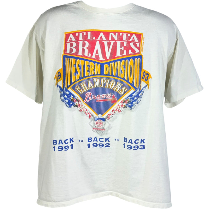 Vintage Starter Atlanta Braves Western Division Champs MLB Tee