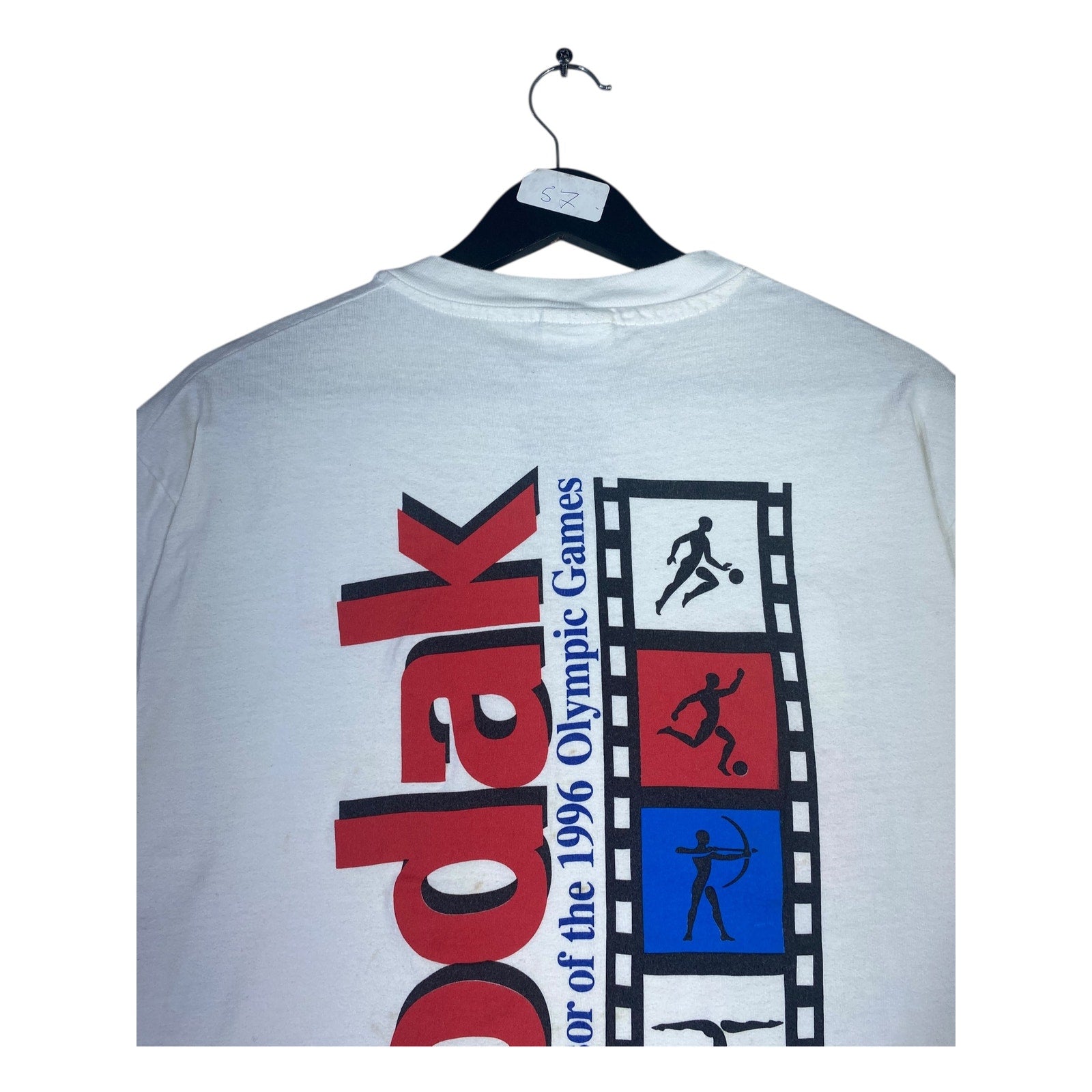 Vintage Kodak Graphic Print Atlanta Olympics T-Shirt