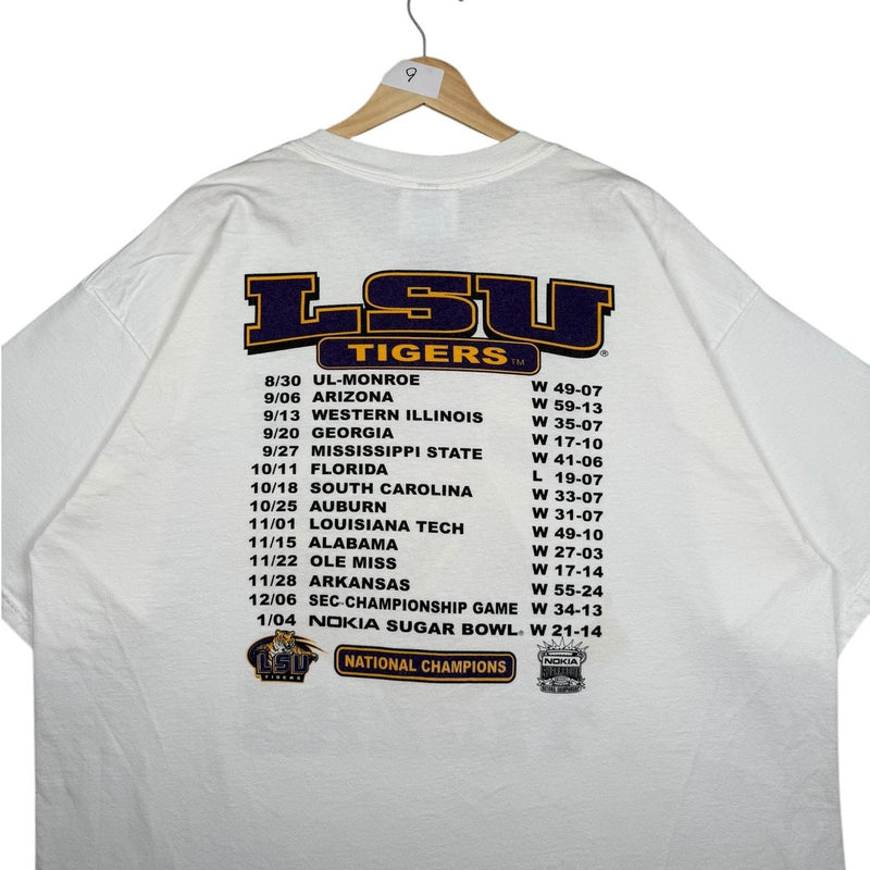 Vintage LSU Tigers 2003 National Champions NCAA T-Shirt
