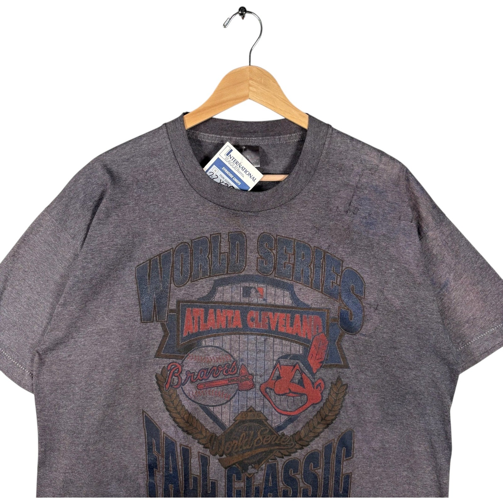 Vintage Atlanta Cleveland World Series Fall Classic MLB Tee