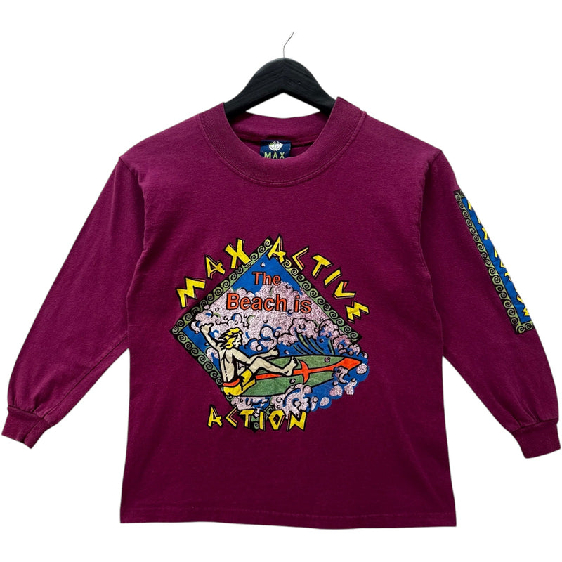 Vintage Max Active Action Youth Long Sleeve Tee