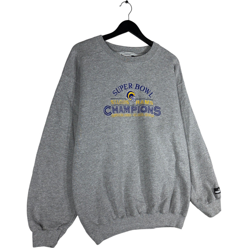 Vintage Puma St. Louis Rams Super Bowl Champs Crewneck