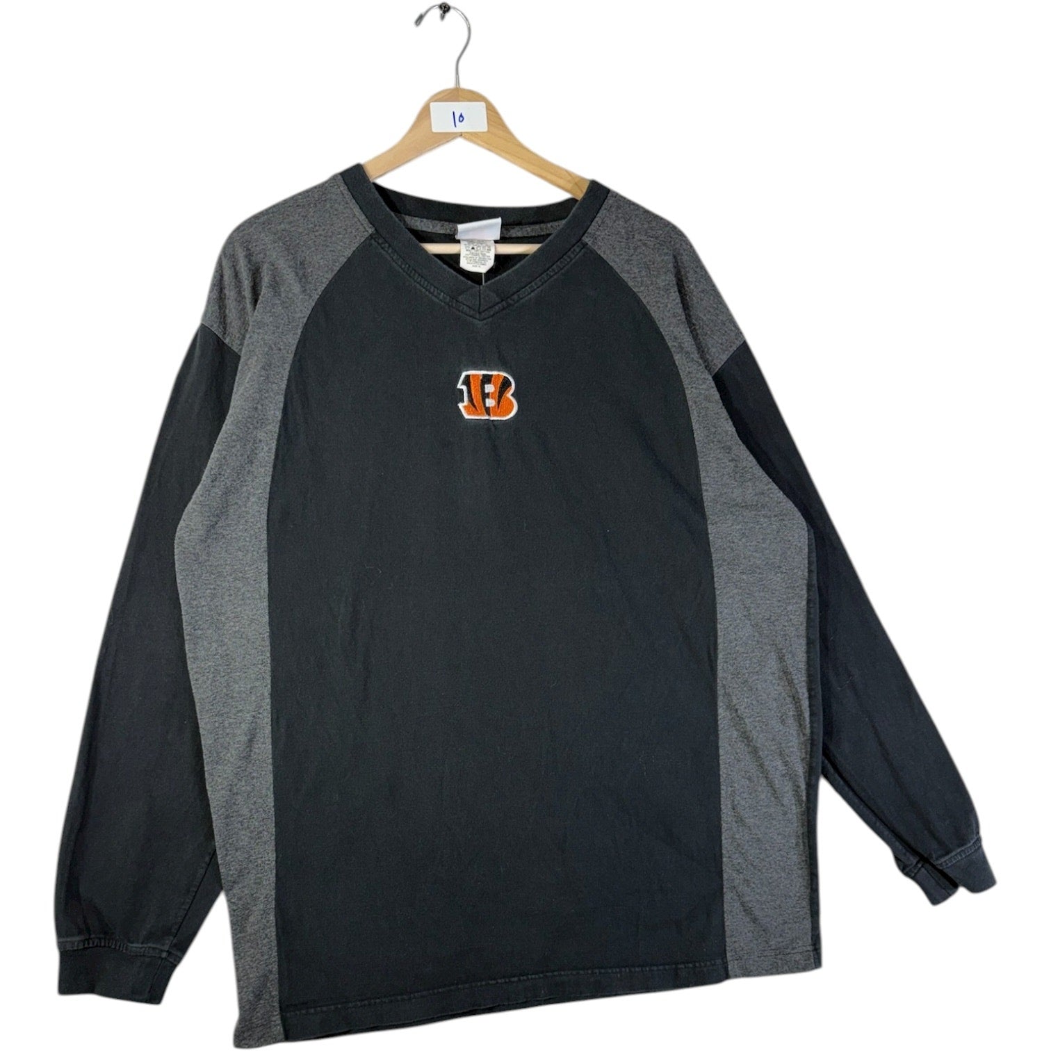 Vintage Bengals Logo NFL Long Sleeve T-Shirt