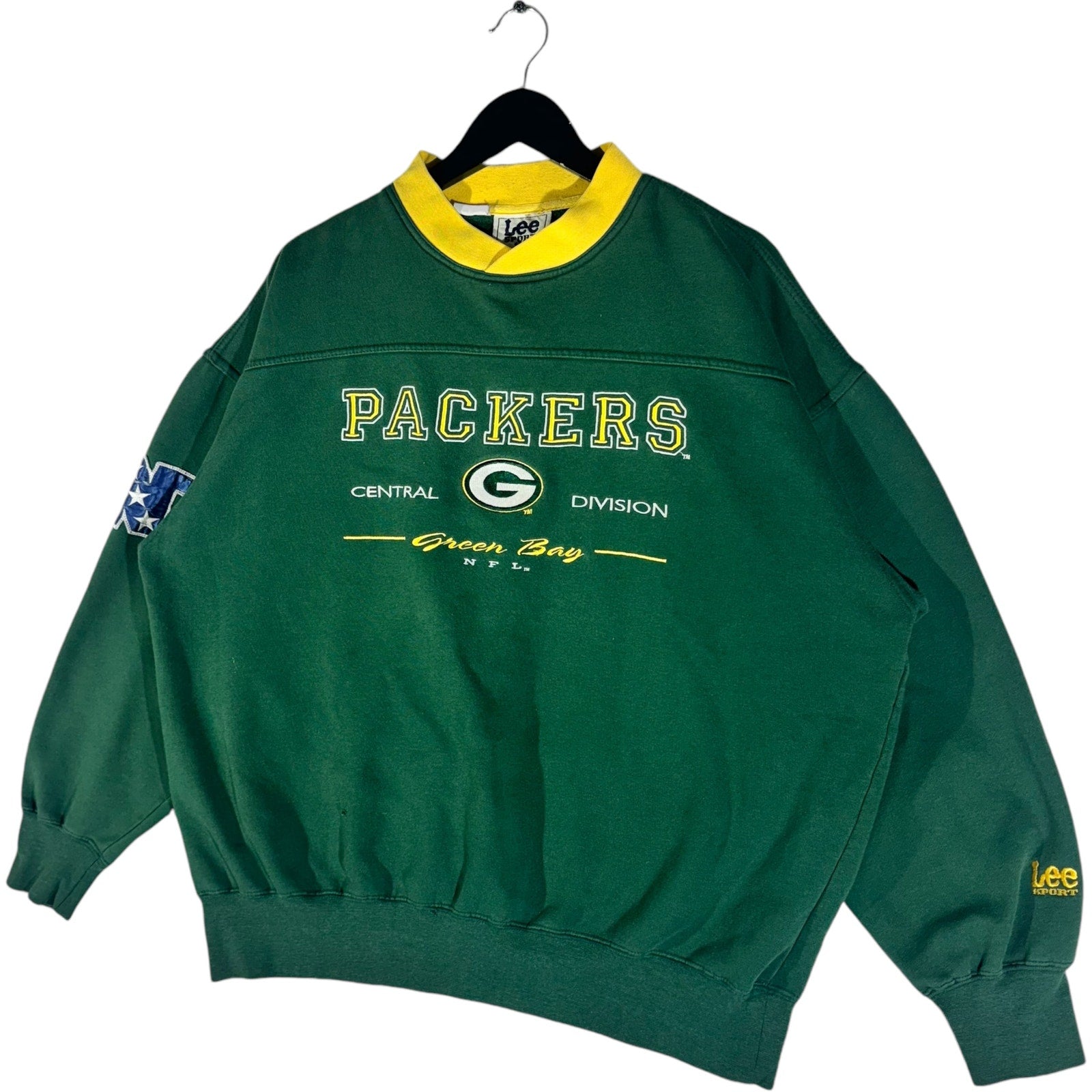 Vintage New online Lee Sport Green Bay Packer crewneck