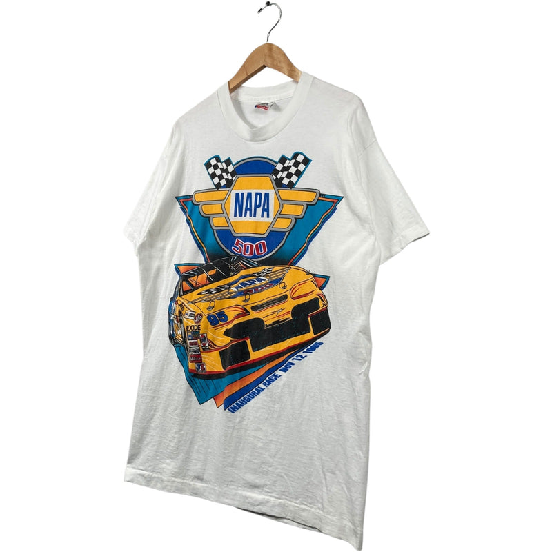 Vintage NASCAR Inaugural Race 1985 Napa 500 T-Shirt
