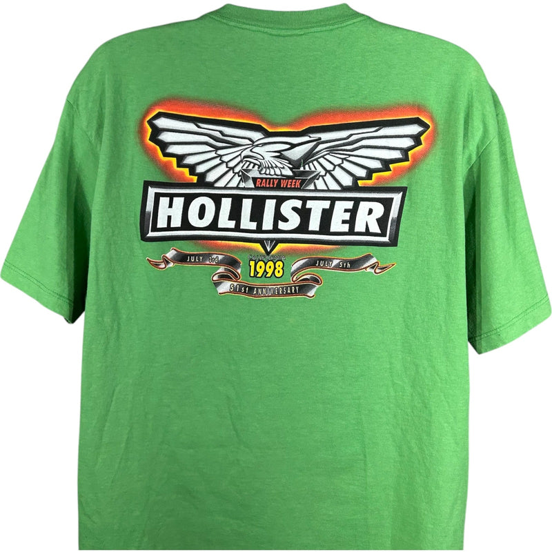 Vintage Hollister CA Motorcycle Rally Souvenir Tee 1993