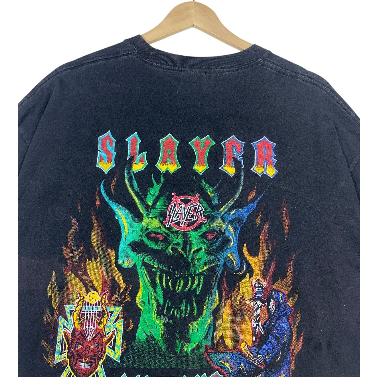 Vintage Slayer Demon Graphic T-Shirt