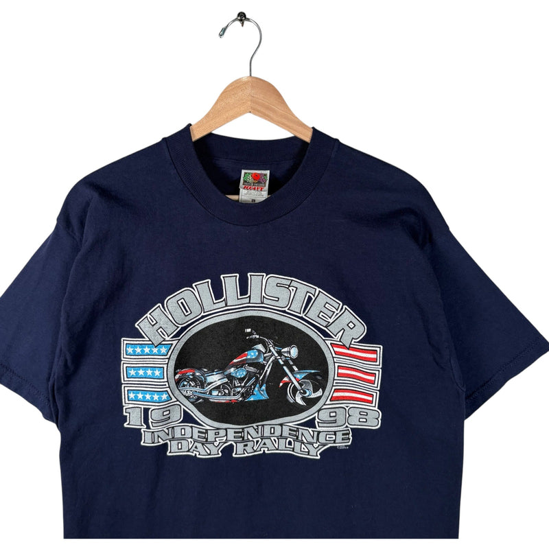 Vintage Hollister Independence Day Bike Rally Double Sided Tee