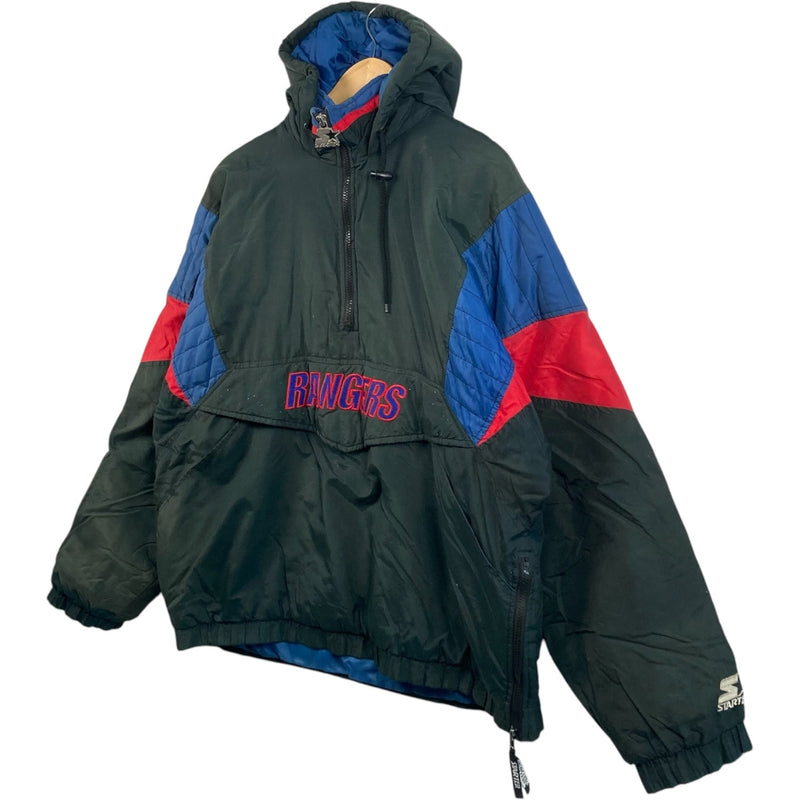 Vintage Starter New York Rangers Color Block NHL Puffer Jacket