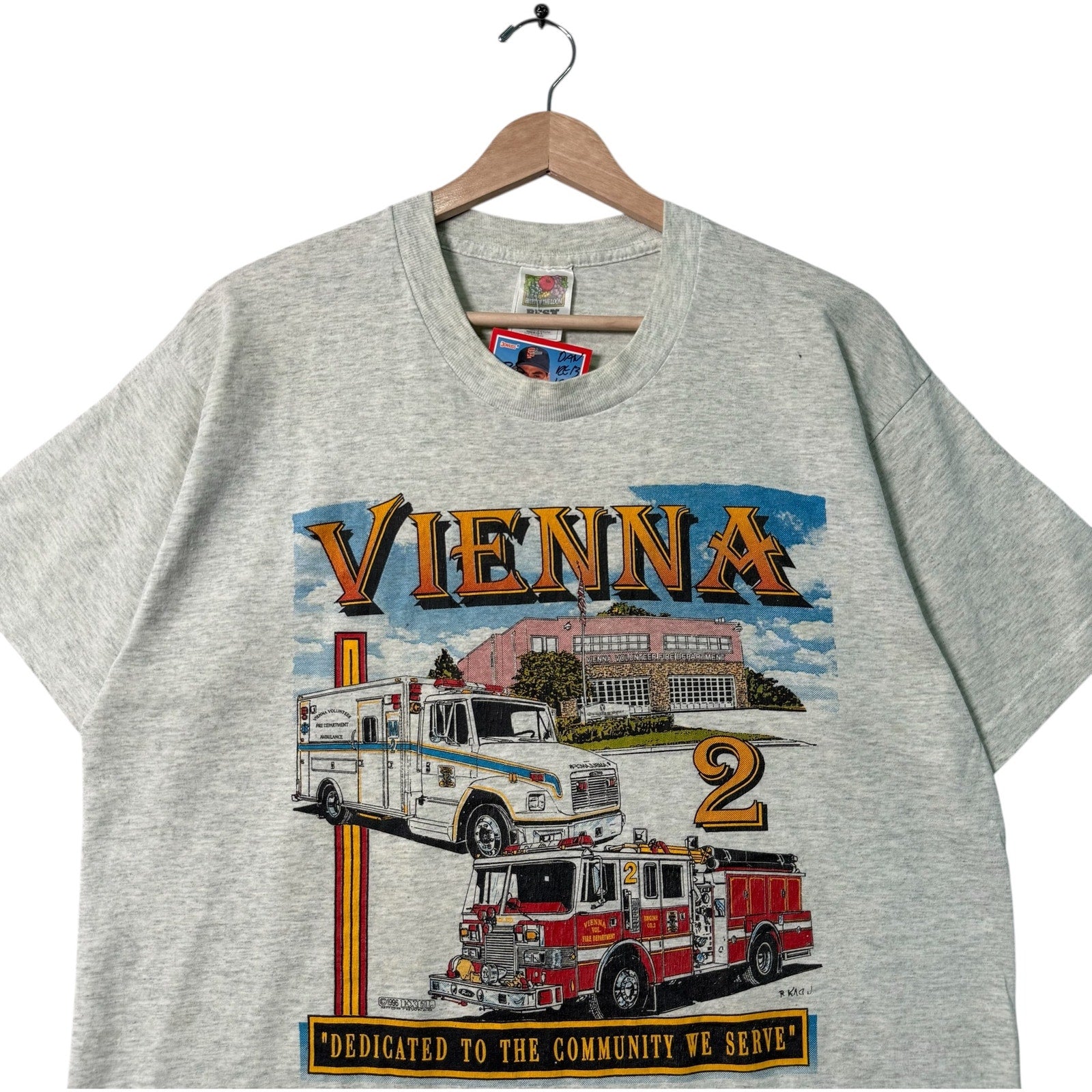 Vintage Vienna Fire Department Tee