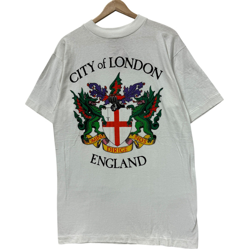 Vintage City of London Spellout Emblem Tee