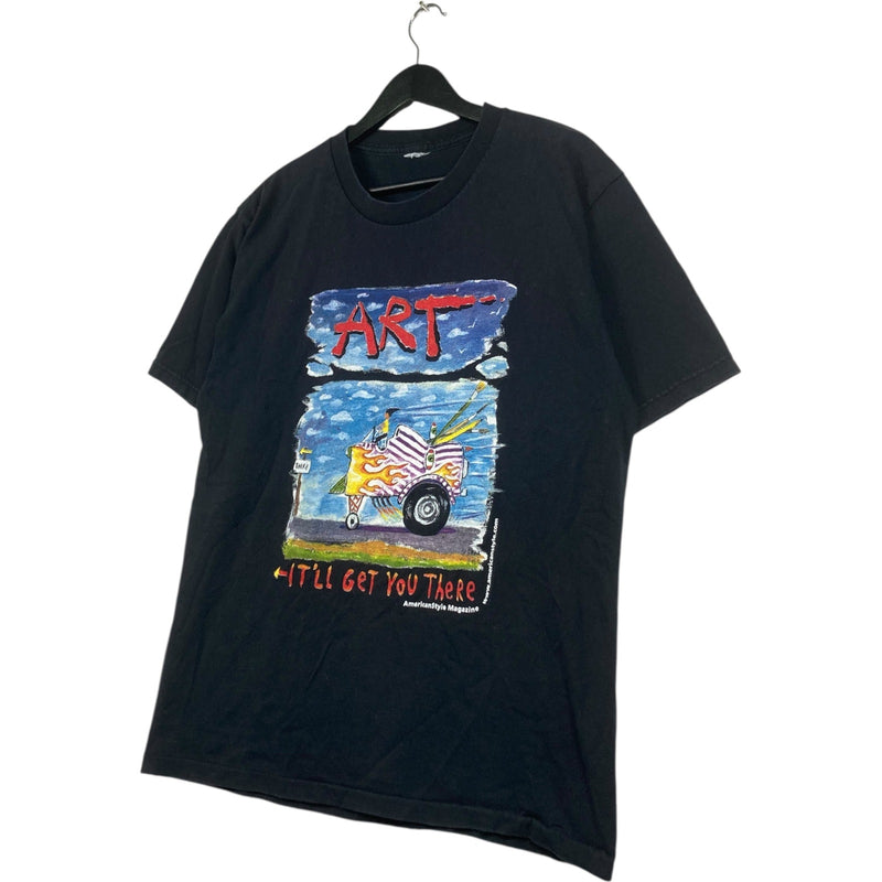 Vintage Art It'll Get You There Graphic T-Shirt