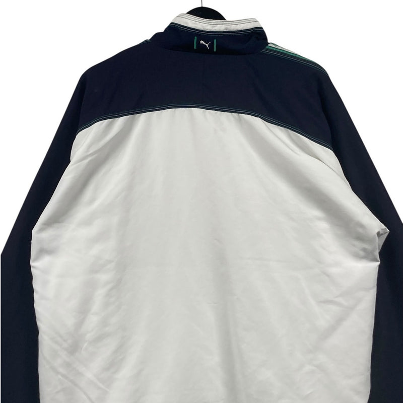 Vintage Puma Retro Striped Colorblock Full Zip Track Jacket