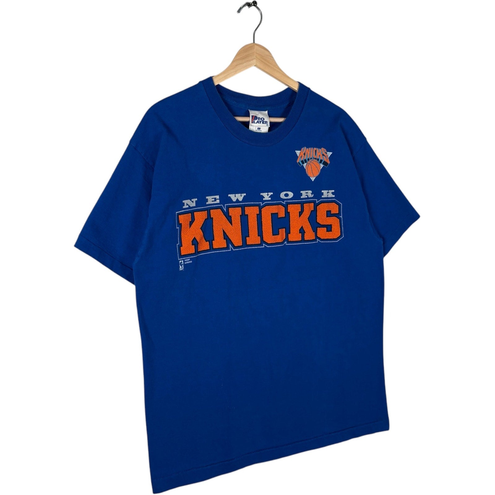 Vintage Pro Player New York Knicks Spellout NBA Tee 90s