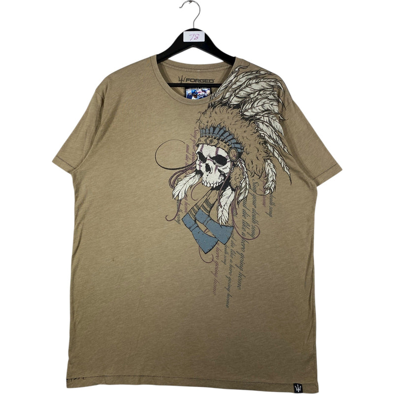 Vintage Skull Graphic Print T-Shirt