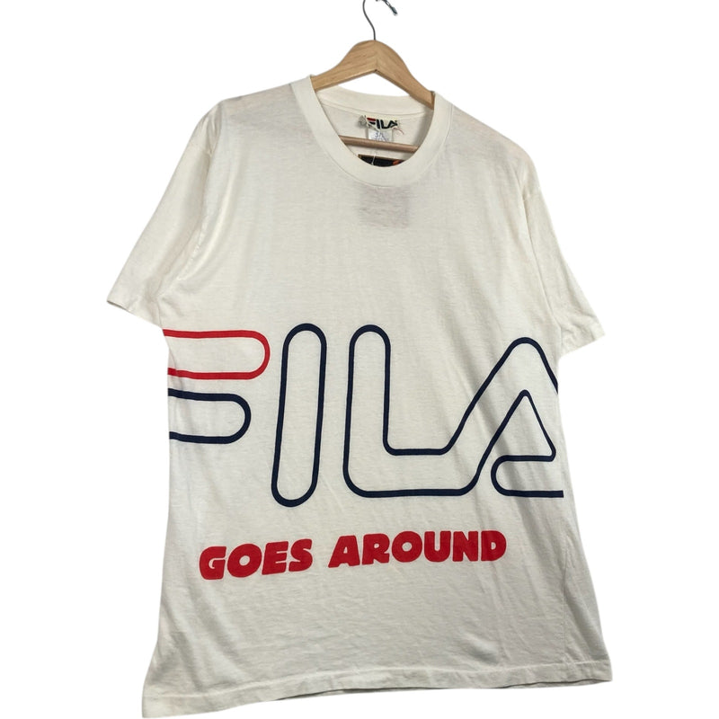 Vintage Fila "Goes Around" Tee