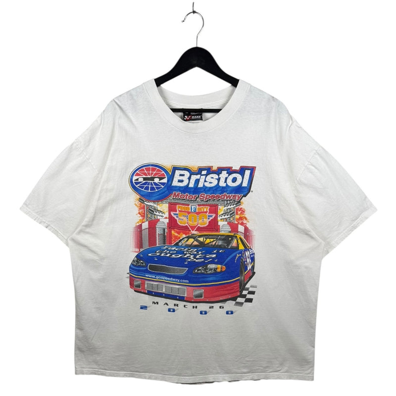 Vintage Bristol Motor Speedway Food City 500 NASCAR Racing T-Shirt