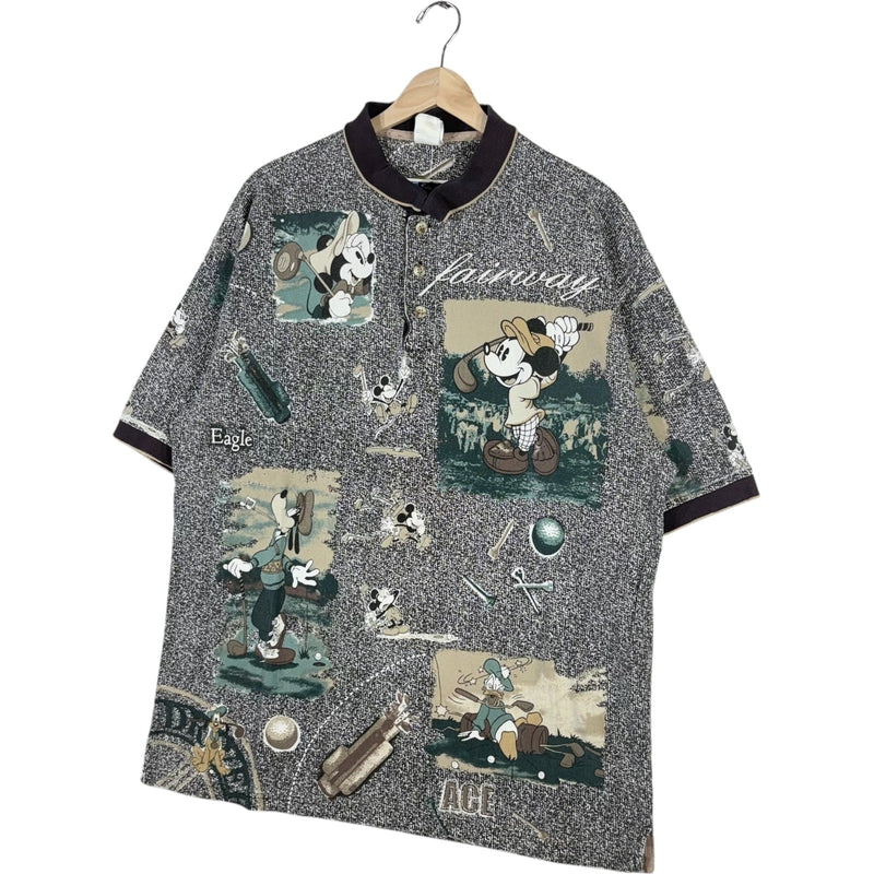 Vintage Mickey Mouse Golf Short Sleeve Polo