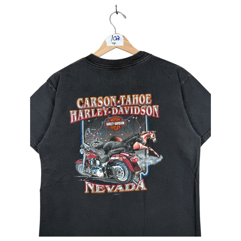 Vintage Harley Davidson Carson-Tahoe Nevada T-Shirt