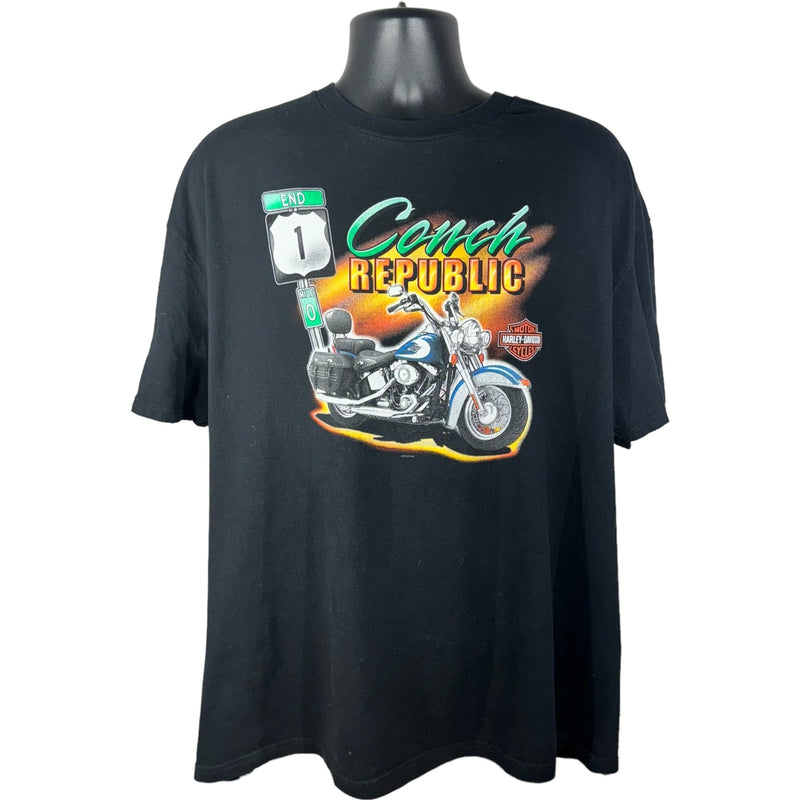 Vintage "Conch Republic" Peterson's Harley Davidson Tee