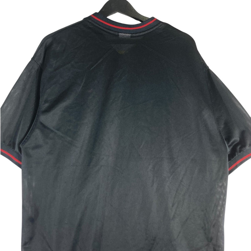 Vintage Nike Swoosh V Neck Jersey Large