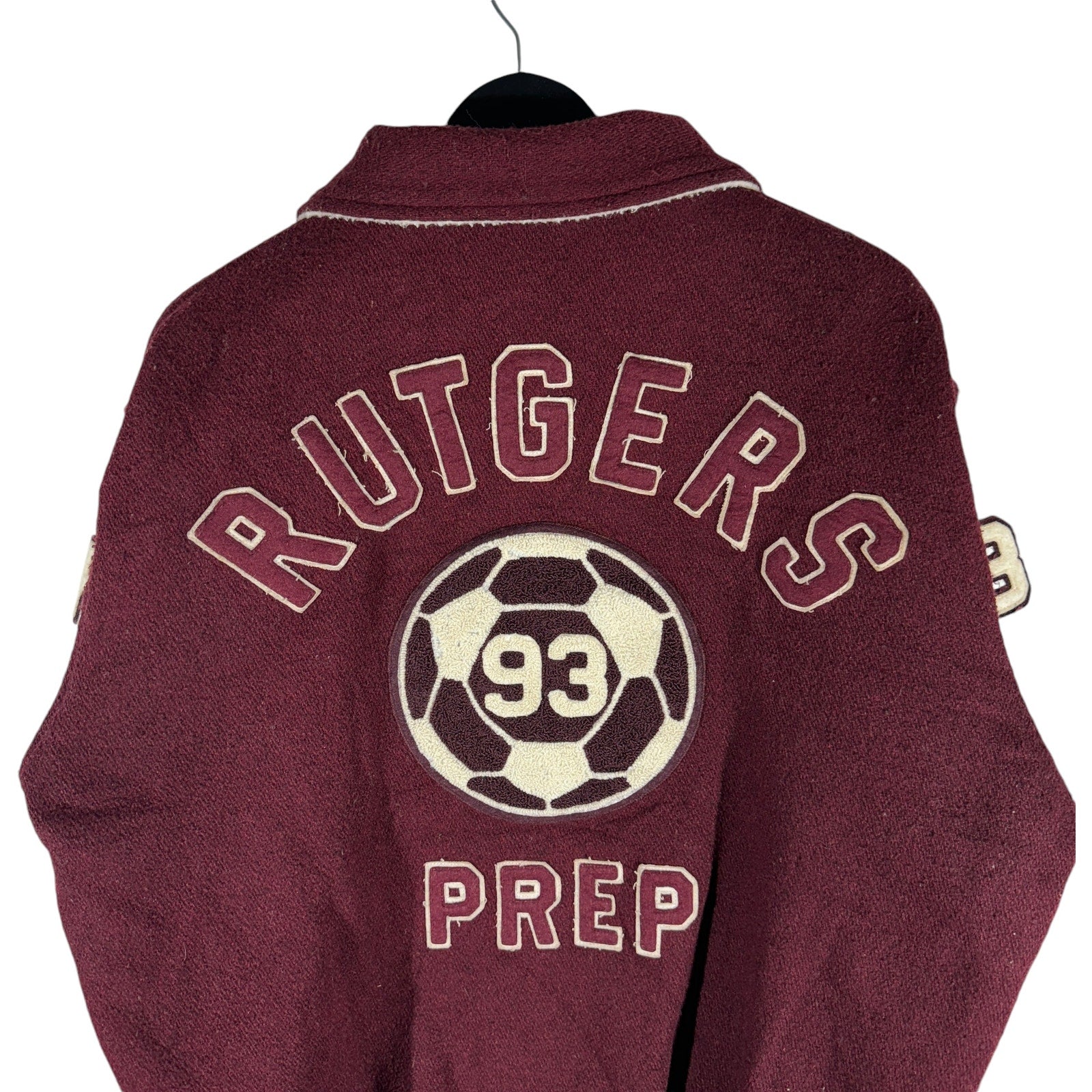 Vintage Rutgers Prep Soccer '93 Varsity Jacket