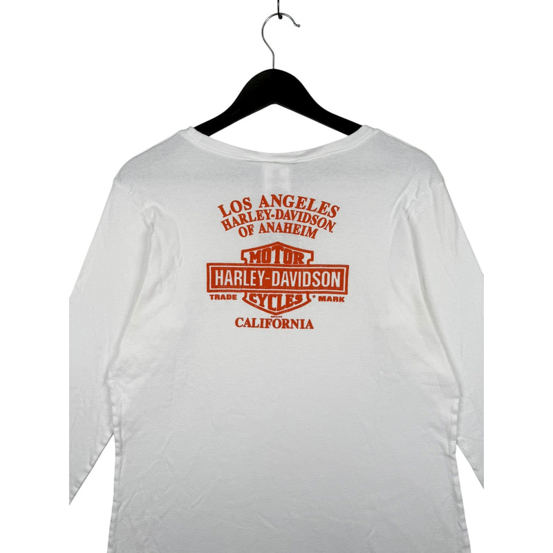 ***MEASUREMENT*** Vintage Harley Davidson LA California Long Sleeve T-Shirt