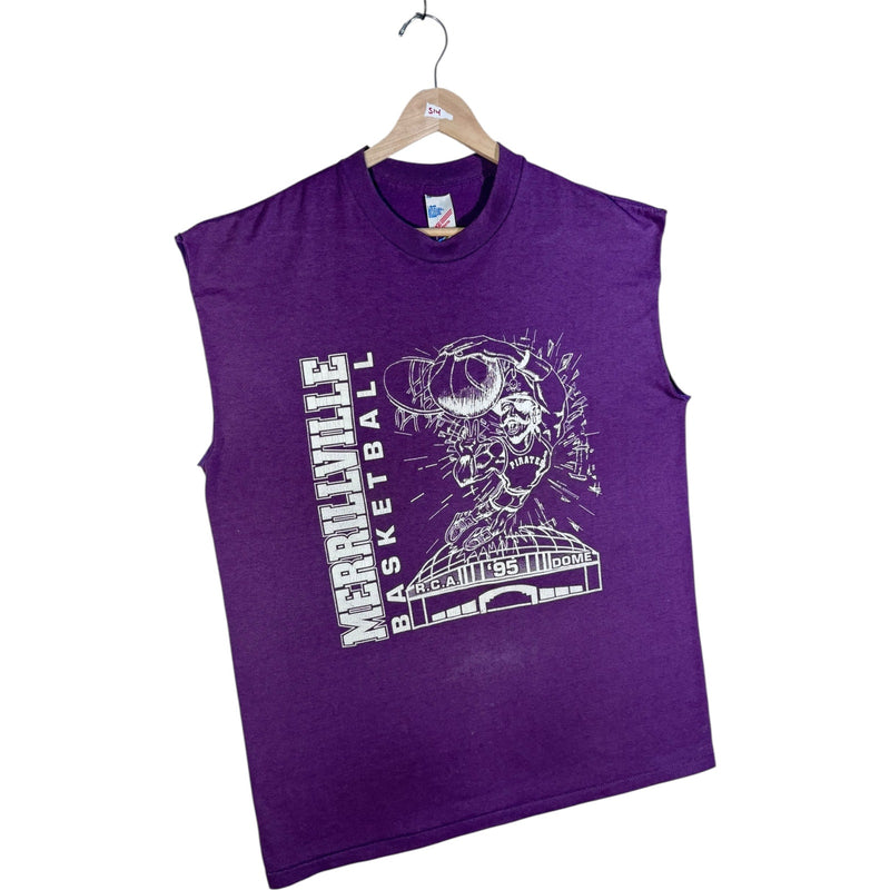 Vintage Merrillville Pirates RCA '95 Crewneck Muscle Sleeve Tank Top