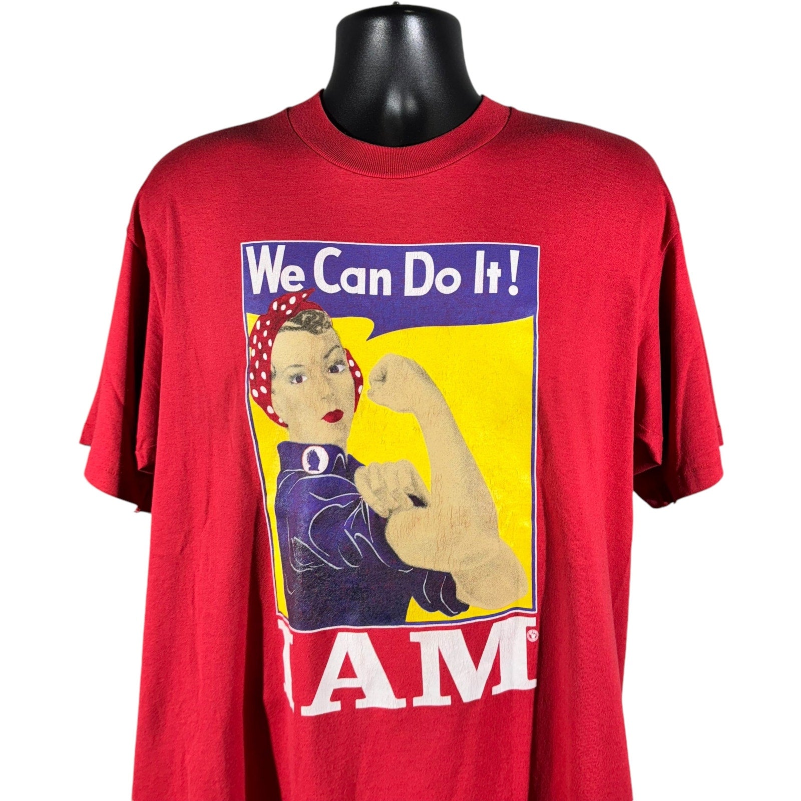 Vintage Rosie The Riveter "We Can Do It!" Novelty Tee