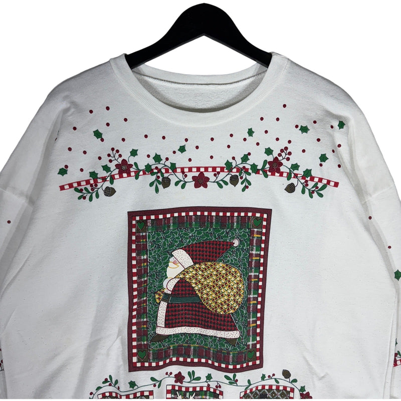 Vintage Christmas Santa Claus Crewneck