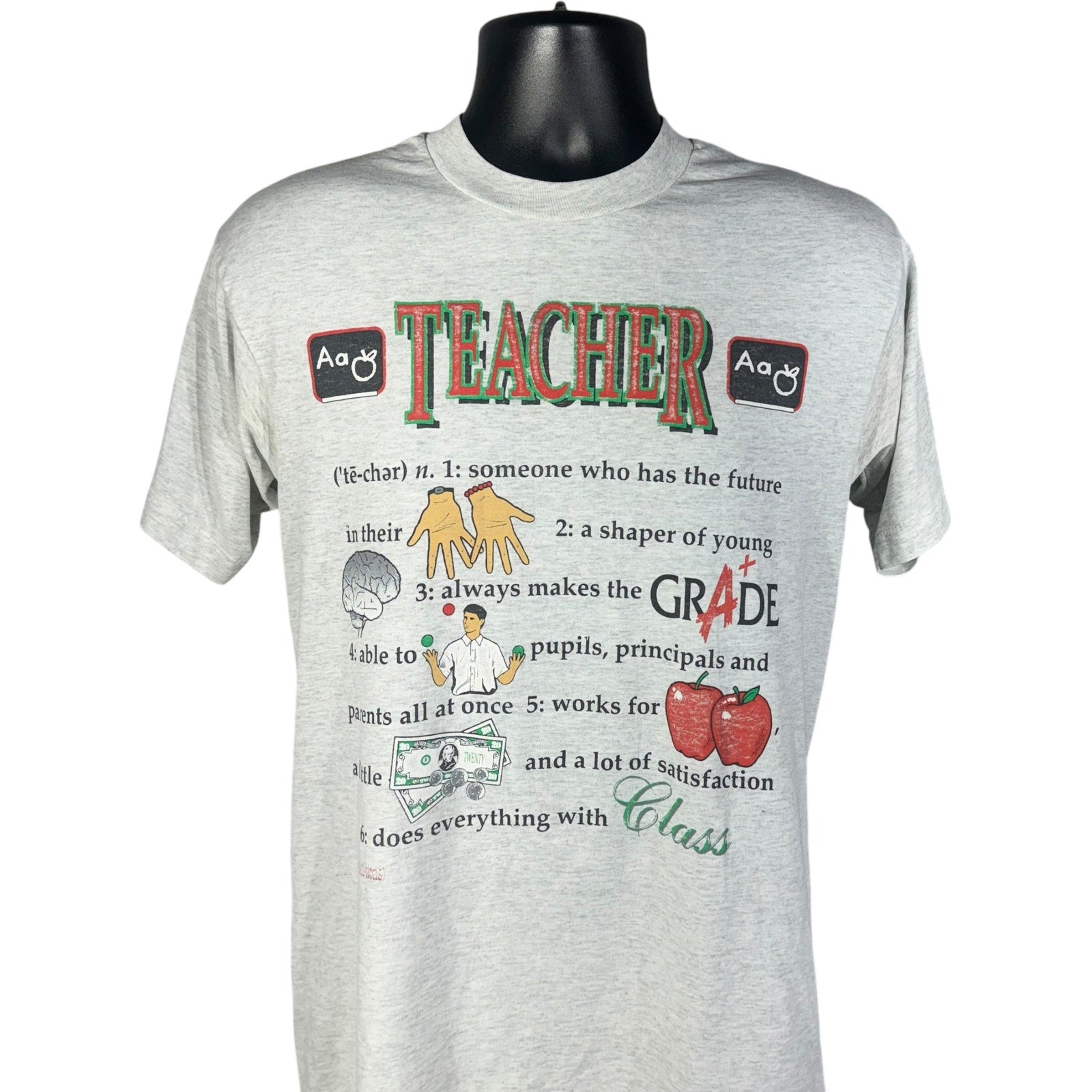 Vintage Definition Of A Teacher Quotes Tee