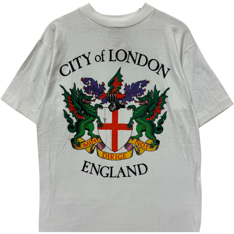 Vintage City of London Spellout Emblem Tee