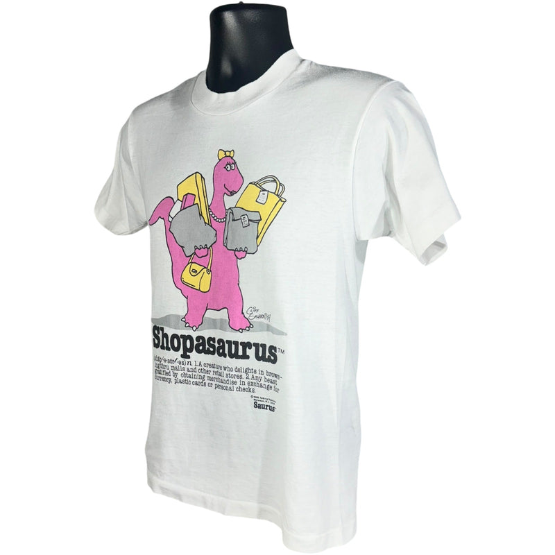 Vintage Shopasaurus Dinosaur Tee 1986